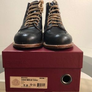 Wolverines Men’s 1000 Mile 1940 Black Boot